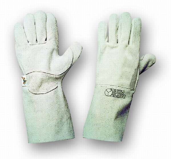 GUANTO SALDATORE RINFORZATO C/MANICA cm. 15 pz. 12