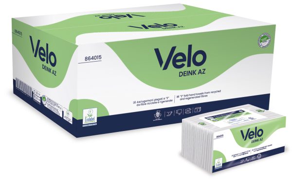 ASCIUGAMANI PIEGATI A Z VELO DEINK pz. 220X18