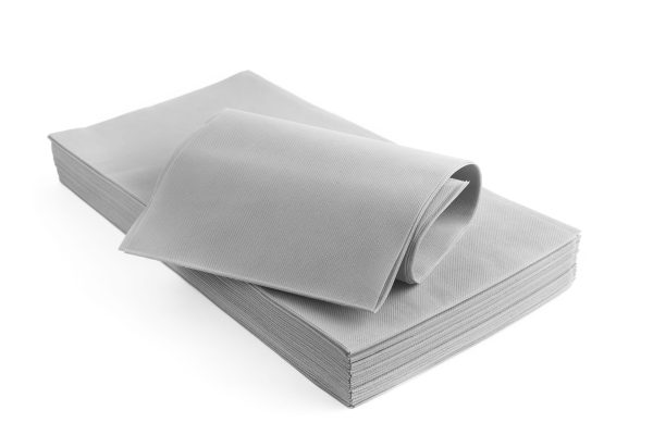TOVAGLIE PIEGATE 100X100 TNT GRIGIO pz. 25X4