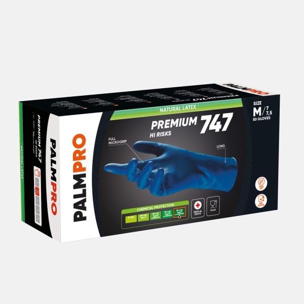 GUANTI HI-RISKS PALMPRO 747 tg. XL pz.50