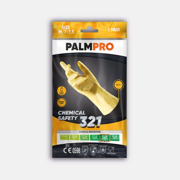 GUANTO SATINATO PALMPRO CHEMICAL SAFETY 321 tg. XL
