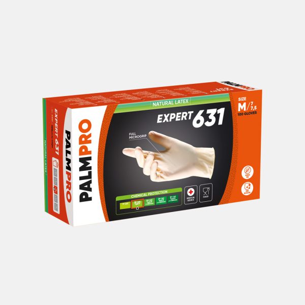 GUANTI LATTICE P.F. PALMPRO 631 tg. XL pz.100