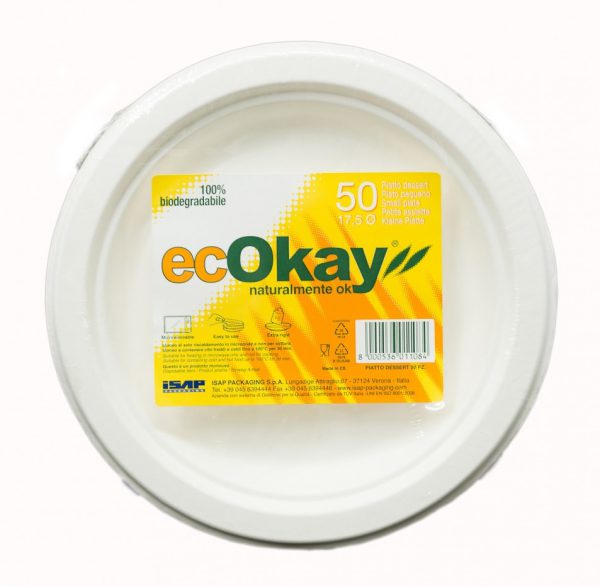 PIATTO DESSERT D.175 pz. 50 ECOK