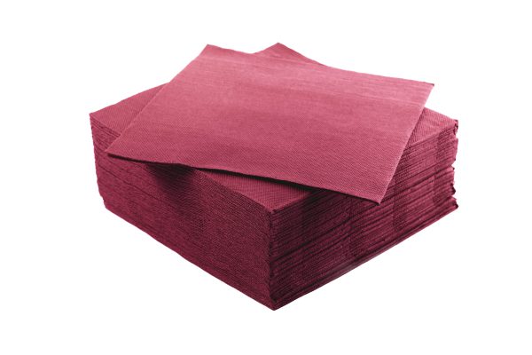 TOVAGLIOLO ELEGANCE 40X40 BORDEAUX pz. 50X16